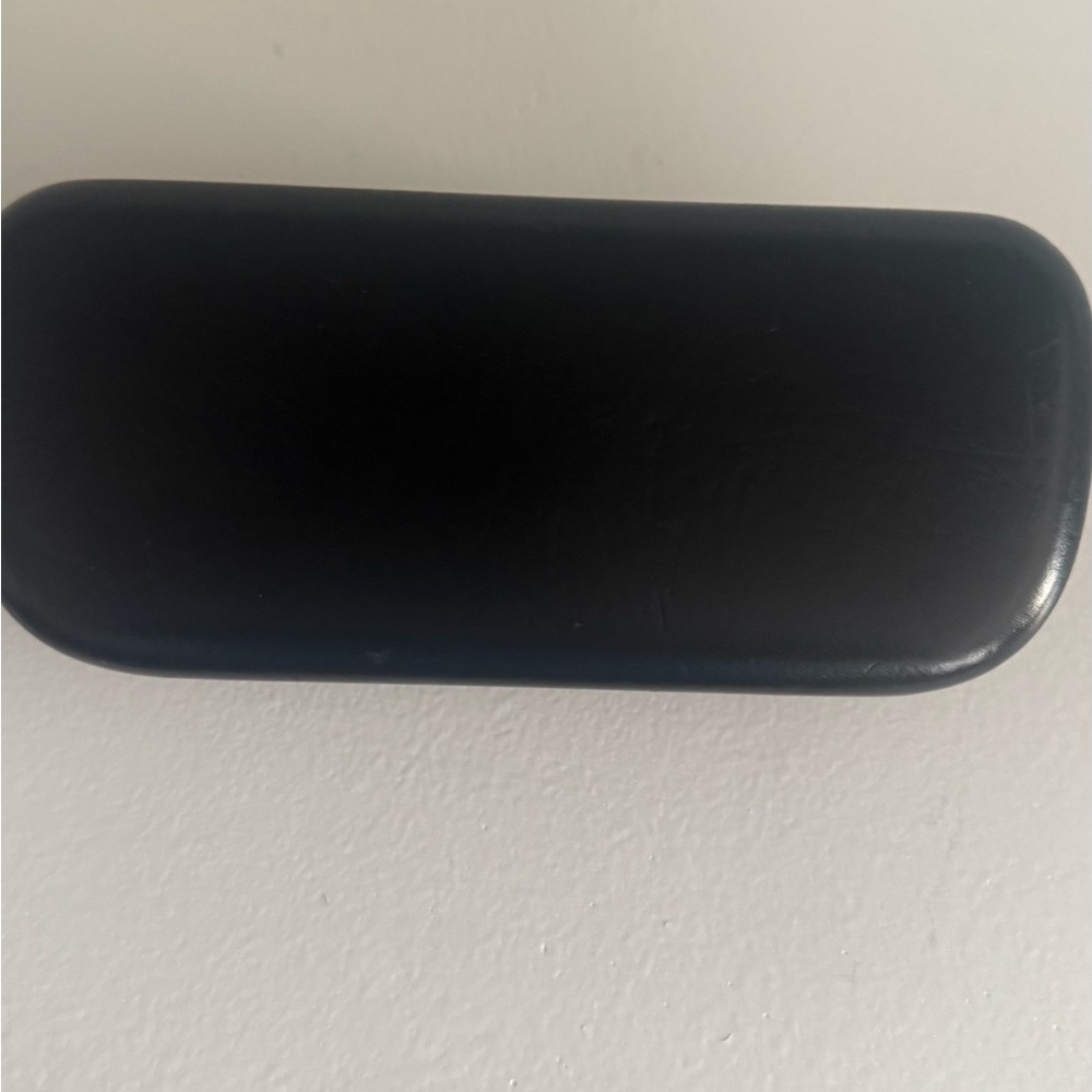 Coach Dark Leather Eyeglass Case - Picture 3 of 3
